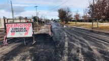 Imagen de Avanza la repavimentación de la calle 9 de Julio en Huergo