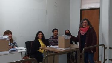 Hoy comenzó el último día de elecciones del ballotage por el cargo de rector de la Universidad Nacional del Comahue. Foto Gentileza