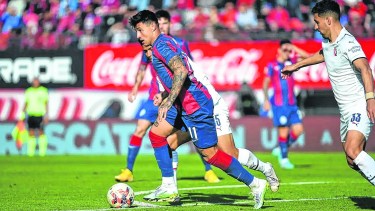 San Lorenzo no gana en el Nuevo Gasómetro desde el 12 de diciembre de 2021.