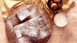 Pastel «imposible» de coco en licuadora