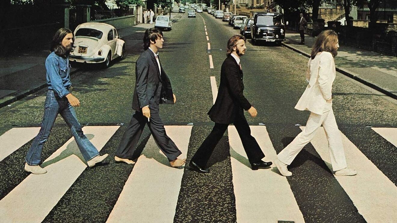Los Beatles lanzan en 1969 Abbey Road, el último disco de estudio de la banda británica. Archivo. 