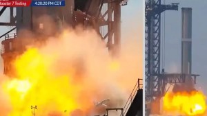 Explotó un cohete de propulsión de SpaceX con el que Elon Musk quiere llevar humanos a Marte