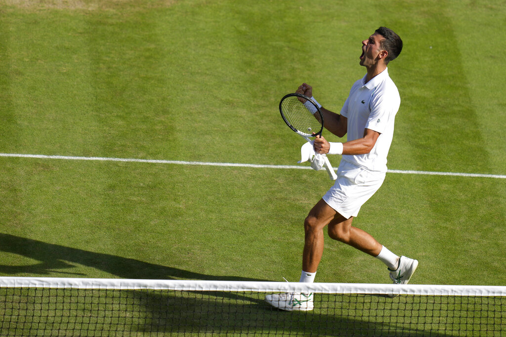 El serbio se impuso a Norrie y se metió en la final de Wimbledon. (AP Photo/Kirsty Wigglesworth)