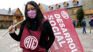 ATE protesta en Bariloche con reclamos a Nación y provincia