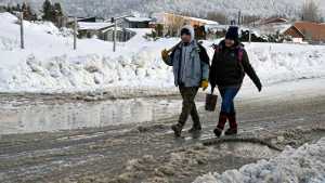 Alerta naranja por nevadas para gran parte de la cordillera de Neuquén y Río Negro