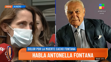 Antonella Fontana habló ayer con distintos medios. 