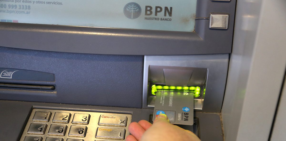 Cajero del Banco Provincia de Neuquén  (BPN). Foto: Gentileza