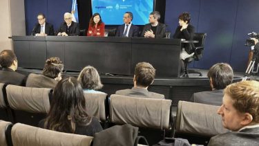 Conferencia de prensa de la ministra de Economía Silvina Batakis. Fotos: Télam 