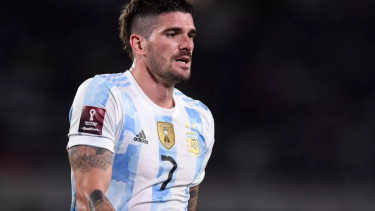 Rodrigo De Paul, mediocampista titular de la Selección Argentina. 