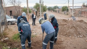 Finalizó la obra de gas en barrio Aeroclub Norte de Roca