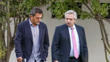 Sergio Massa fue uno de los interlocutores del presidente en las negociaciones de ayer