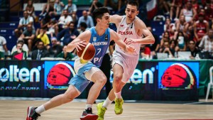 Argentina cayó con Polonia en el Mundial U17 de básquet con el neuquino Sinigoj de titular