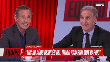 Valdano y Ruggeri recordaron el Mundial de México '86 y a Diego Armando Maradona.