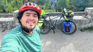 De Bariloche al mundo… en bicicleta