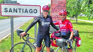 Una epopeya: en bici hasta Santiago