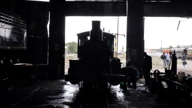 El sábado a la mañana explotó la caldera de la locomotora de La Trochita e hirió a dos trabajadores ferroviarios. Foto: José Mellado.