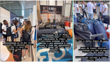 Las Leonas indignadas por la cancelación del vuelo de regreso: «Son lo peor»