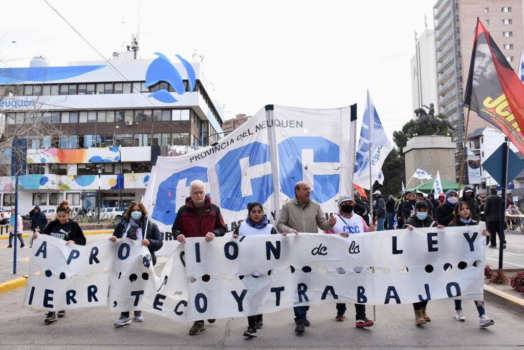 La CCC organizó la marcha luego de 23 allanamientos que le realizaron en Buenos Aires. (Foto Matías Subat).-