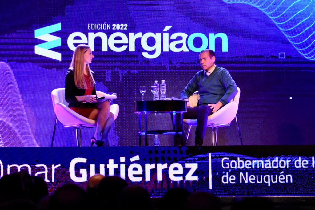 Gutiérrez fue el primer entrevistado de las 9 Jornadas de Energía de Río Negro. (Foto: Matías Subat)
