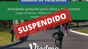 En Viedma modifican las fechas de las actividades en el Parque Ferreira por el mal clima