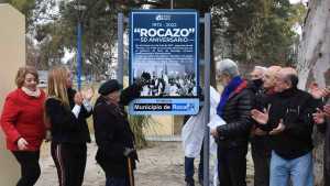 A 50 años de Rocazo, instalaron un cartel para recordar el histórico levantamiento popular