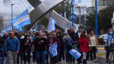 Caic ya había llamado a congregarse en la marcha del pasado 9 de Julio. Foto Andrés Maripe.