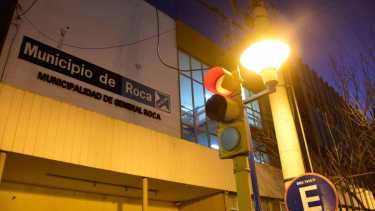 En Mitre y Sarmiento será uno de los semáforos elegidos por el Municipio. Foto Andrés Maripe