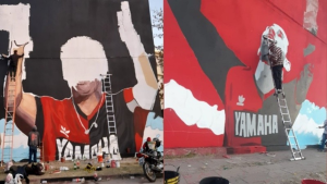 Pintaban murales de Maradona y Messi en Rosario y fueron baleados: dos heridos