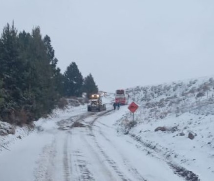 Habrá lluvia y nevadas en gran parte de las dos provincias.  