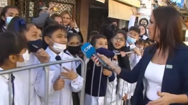 Sorpresa por la respuesta de un estudiante sobre Alberto Fernández. 