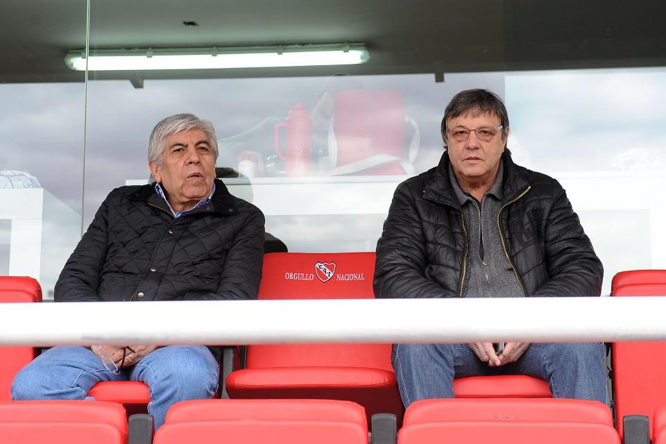 Hugo Moyano y Héctor Maldonado, el '1' y '2' de la cúpula dirigencial de Independiente.