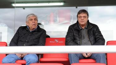 Hugo Moyano y Héctor Maldonado, el '1' y '2' de la cúpula dirigencial de Independiente.