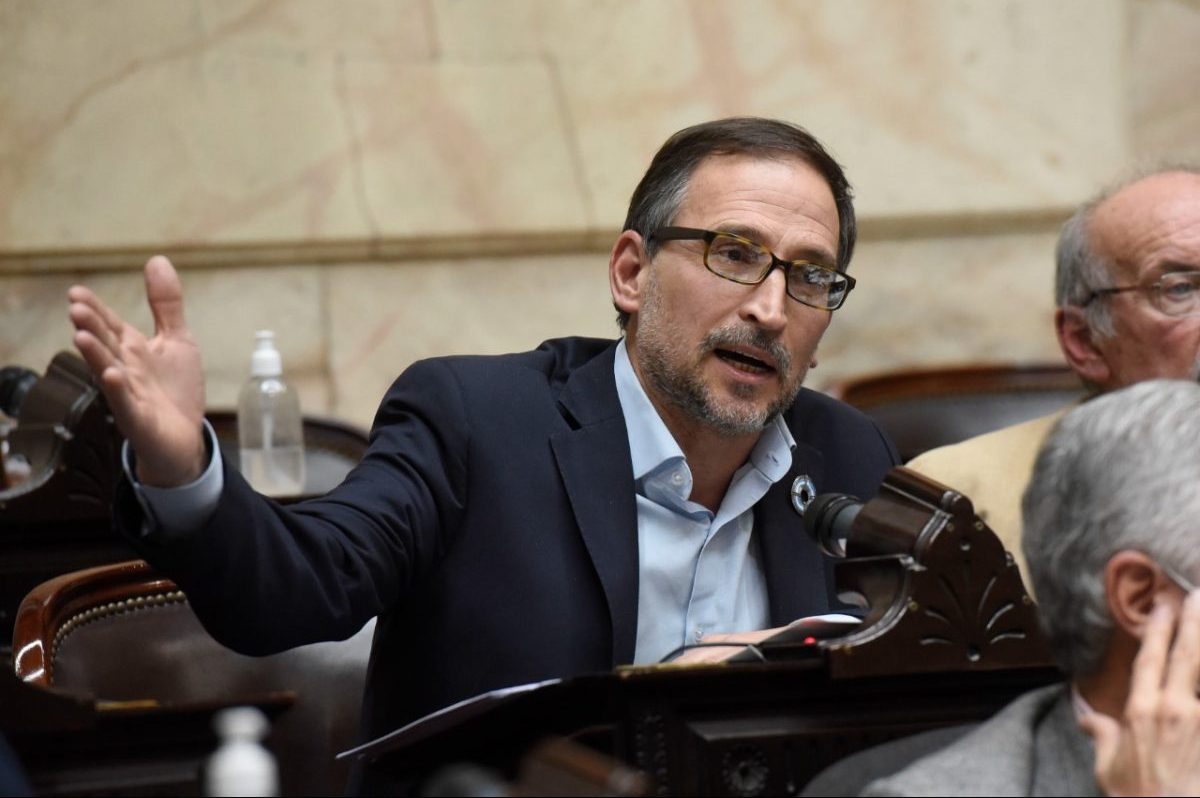 El diputado de Juntos Somos Río Negro Agustín Domingo votó a favor el DNU de Milei por el acuerdo con el FMI. Archivo