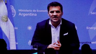 Martínez no pudo participar de forma presencial, por lo que mandó un video con su mensaje. (Foto Matías Subat).-