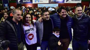 La alianza gobernante del UNE y MPN en la ciudad de Neuquén se buscará en las listas del 2023. Foto: Yamil Regules.