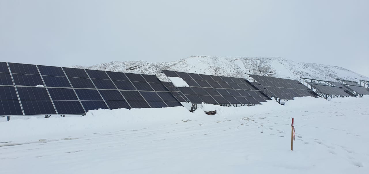 Estiman que el parque solar comenzará a inyectar energía en septiembre. Foto: Gentileza. 