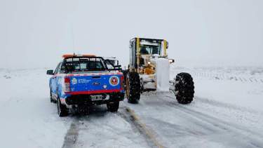 La nieve seguirá cayendo en la cordillera neuquina. 