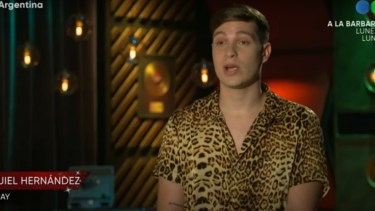 Ezequiel Hernández en La Voz Argentina. Foto: Captura