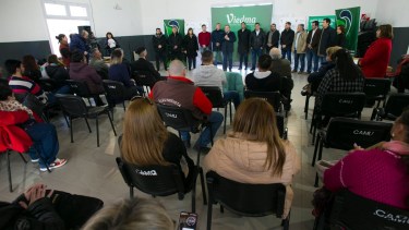 La asunción fue durante un acto en el CAMu del barrio Lavalle. Foto: gentileza.