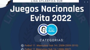 Inscriben en Viedma para el torneo de fútbol de los Juegos Nacional Evita