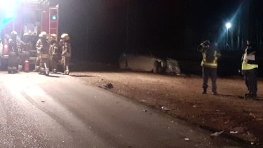 Ocurrió en el denominado puente S. Foto: Gentileza.  