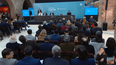 El presidente Alberto Fernández encabeza un acto en el marco del programa federal Construir Ciencia. 