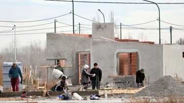 La construcción es uno de los motores del  aumento del empleo. 