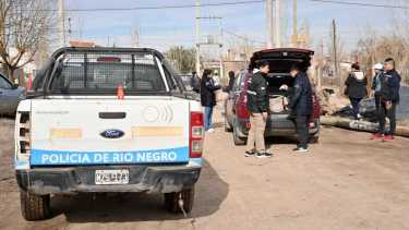 Mucha conmoción en el barrio Obrero B por el hallazgo del restos. (Florencia Salto)