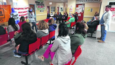 El reclamo perdió fuerza en los hospitales públicos. Foto: Marcelo Ochoa.