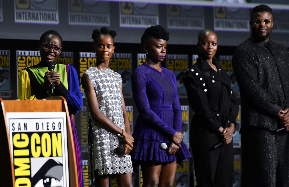 El elenco de "Pantera Negra" presentó el primer trailer de la secuela.