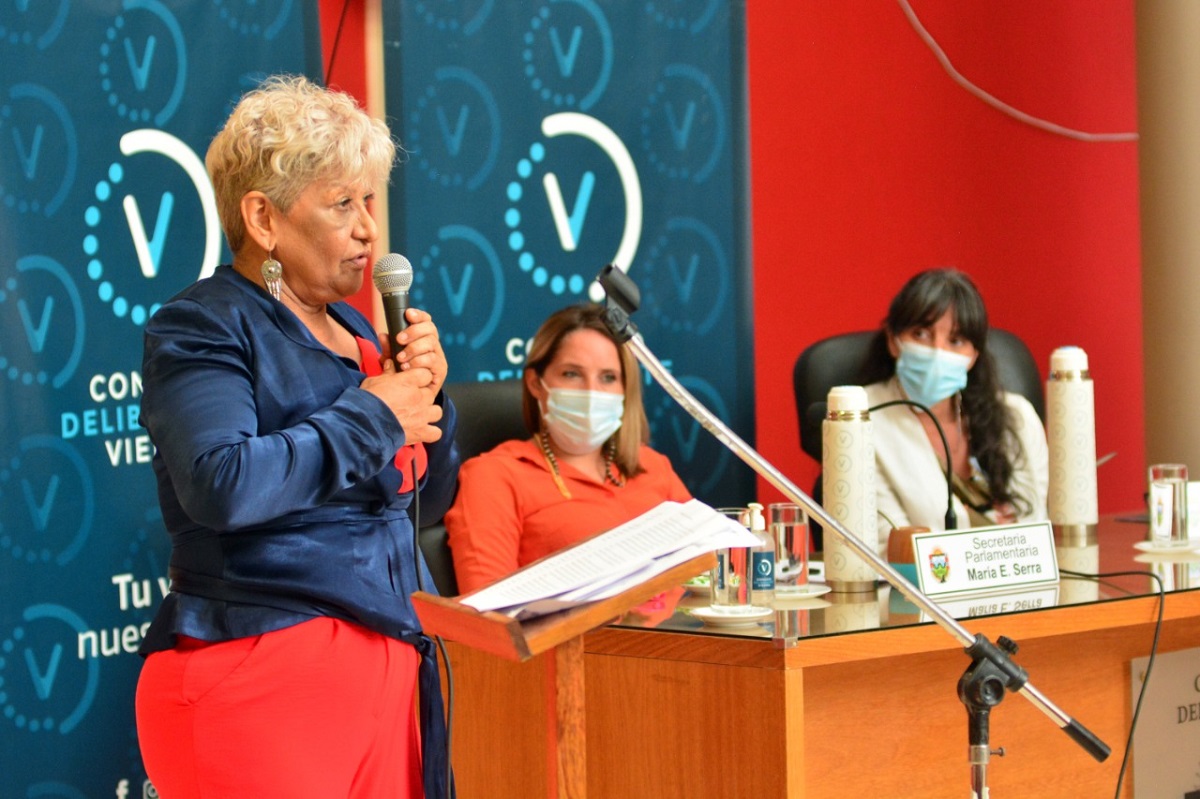 En 2018 Nora Cader se transformó en la primera Defensora del Pueblo Municipal. Foto: Marcelo Ochoa.