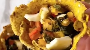 Canastitas veganas de cúrcuma