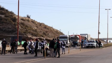 En Patagones participaron integrantes de ATE y Sitraic. Foto: Marcelo Ochoa.