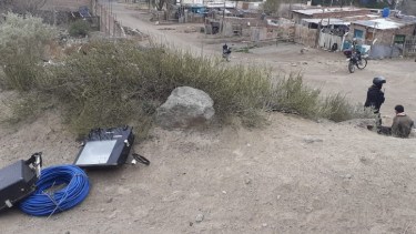 Uno de los sujetos fue detenido el fin de semana por la policía tras robar cables de La Reginense. (Foto gentileza)